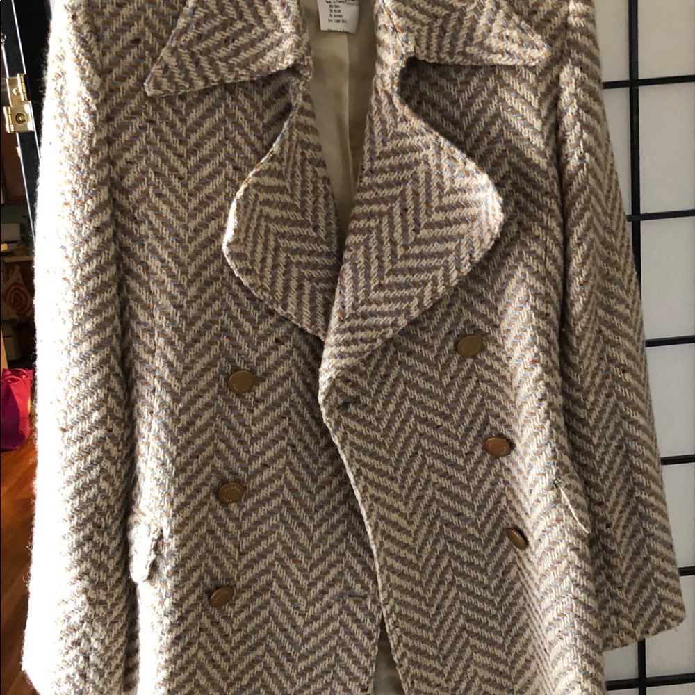 Tweed wool jacket made in France